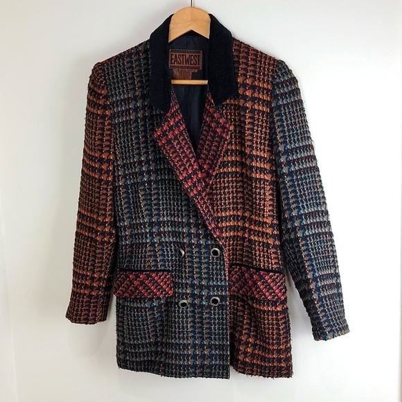 EastWest Jackets & Blazers - Vintage EastWest Mix & Match Wool Blend Blazer size S